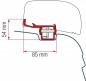 Preview: Komplettset Markise Fiamma F40van für T5 / T6 / T6.1 ohne C-Schiene (Fahrerseite) #98655Z153