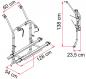 Preview: Fahrradträger VW Bus T4 Fiamma Carry Bike PRO #02094-18A