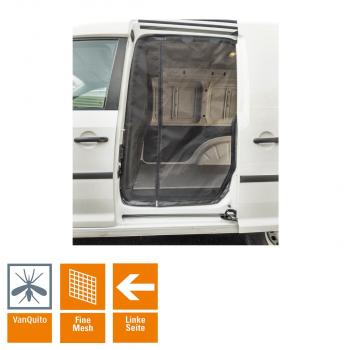 VW Caddy und Caddy Maxi Insektenschutzgitter Schiebetür Baujahr 2015 - 02/2020 - fine mesh - links (Fahrerseite)