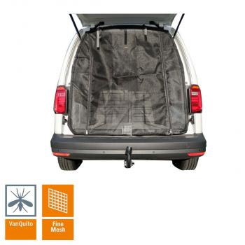 VW Caddy und Caddy Maxi Insektenschutzgitter Heckklappe 2003 - 02/2020 - fine mesh