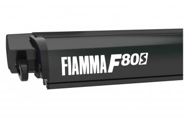 Fiamma Dachmarkise F80S 400 cm Gehäuse deep black schwarz Tuch Royal grey