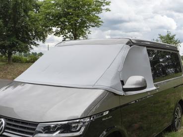Außen-Thermo-Abdeckung Fahrerhausscheibe Caddy 5 / Ford Toruneo Connect, mit Klettverschluss