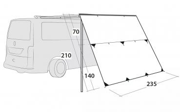 Outwell Hillcrest Tarp Sonnensegel Grün