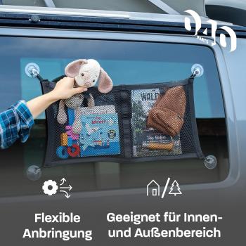 Aufbewahrungs-Netz für große Fenster VW Bus