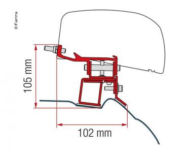 Komplettset F40van für Mercedes Vito / Viano / V-Klasse  incl. Adapter # 98655Z078