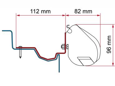 Komplettset Markise F35pro für Ford Custom V710 Group Rapido (Nugget ab 2024) / VW neuer Transporter #98655Z195