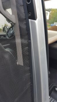 Insektenschutzgitter Schiebetür rechts Ford Custom - Standardgewebe mit Magnetreißverschluss
