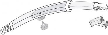 gebogene Rafterstange für Fiamma Markise F45s und F65s/F80s