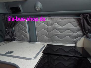 Thermomattenset Wohnraum Ford Nugget  6tlg. bis 2013 mit 2 Schiebefenster Mitte Premium