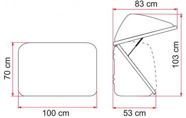 Fiamma Ultra Box 320 Gepäckbox für Fahrradträger bei Lila Bus Shop