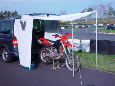 Heckzelt VanShower "Worker" für Volkswagen T4