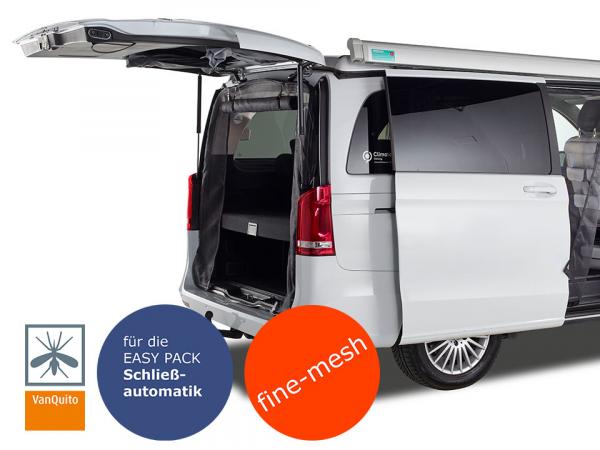 Insektenschutzgitter Moskitonetz MB Viano / Vito / Marco Polo  Heck (ab Modell 2014) - EASY Pack Heckklappe - fine mesh