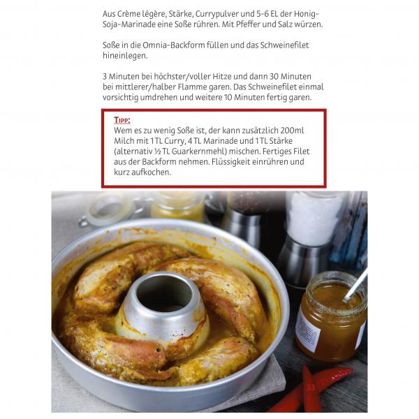 4 Reifen & 1 Klo Smarte Koch-und Backrezepte aus dem Omnia-Backofen