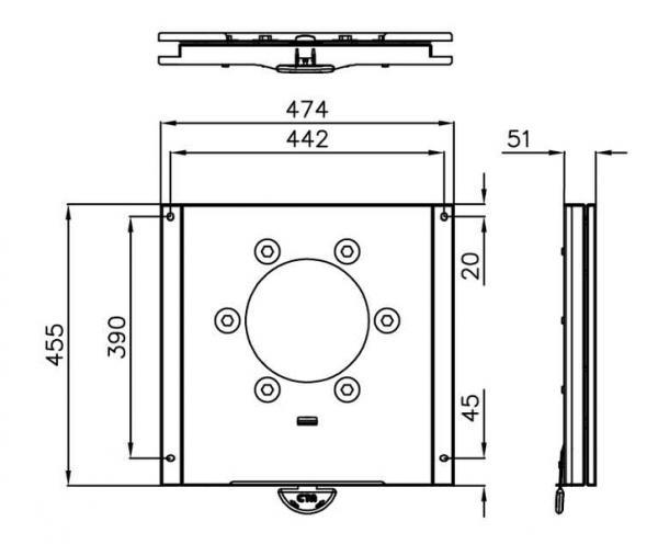 Drehkonsolen Fahrer- oder Beifahrerseite für Ford Transit Custom ab 2012 + Ford Tranit MK8 ab 2014 mit TÜVbericht