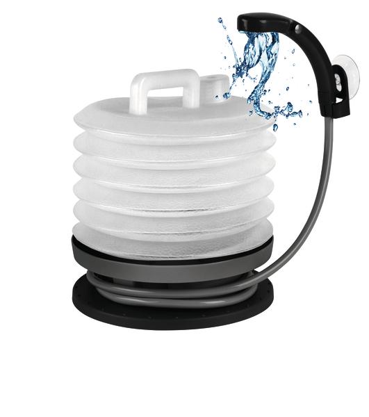 Faltbare Campingdusche 2200mAh, 2,0L/Min incl. Tasche