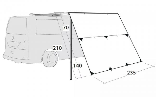 Outwell Hillcrest Tarp Sonnensegel Grün