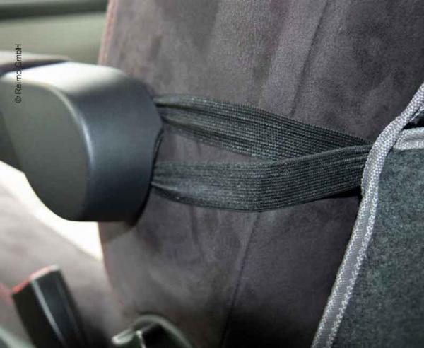 Rücksitztasche Stautasche aus Filz in grau
