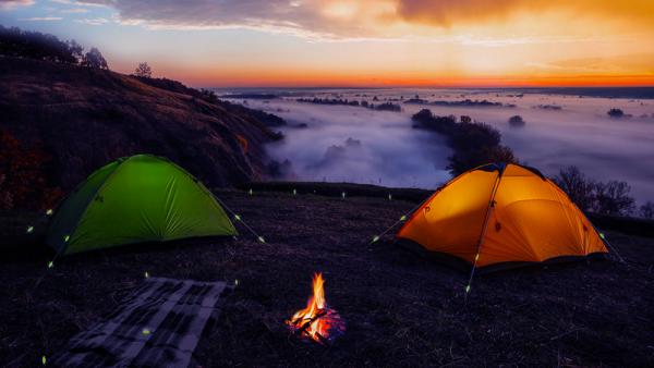 Ropescout Markierclips 8 Stück, nachleuchtend