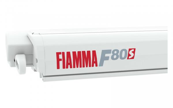 Fiamma Dachmarkise F80S 290 cm Gehäuse weiß Tuch Royal grey