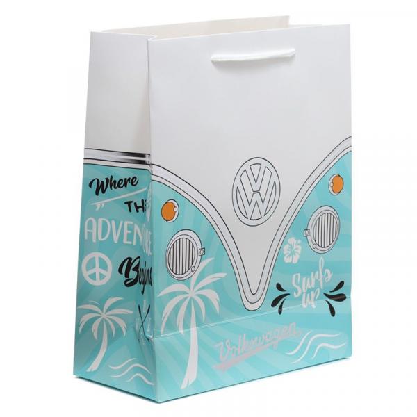 Volkswagen Bulli VW Bus T1 Geschenktasche Surf Adventure - Groß