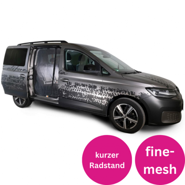 VanQuito Moskitonetz VW Caddy 5/ Ford Transit Connect ab 22 Schiebetür - fine mesh kurzer Radstand