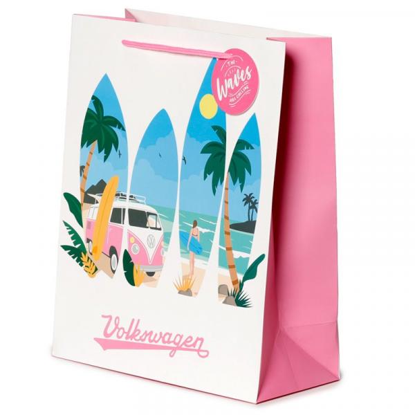 Volkswagen Bulli VW T1 Waves Geschenktasche - (L)